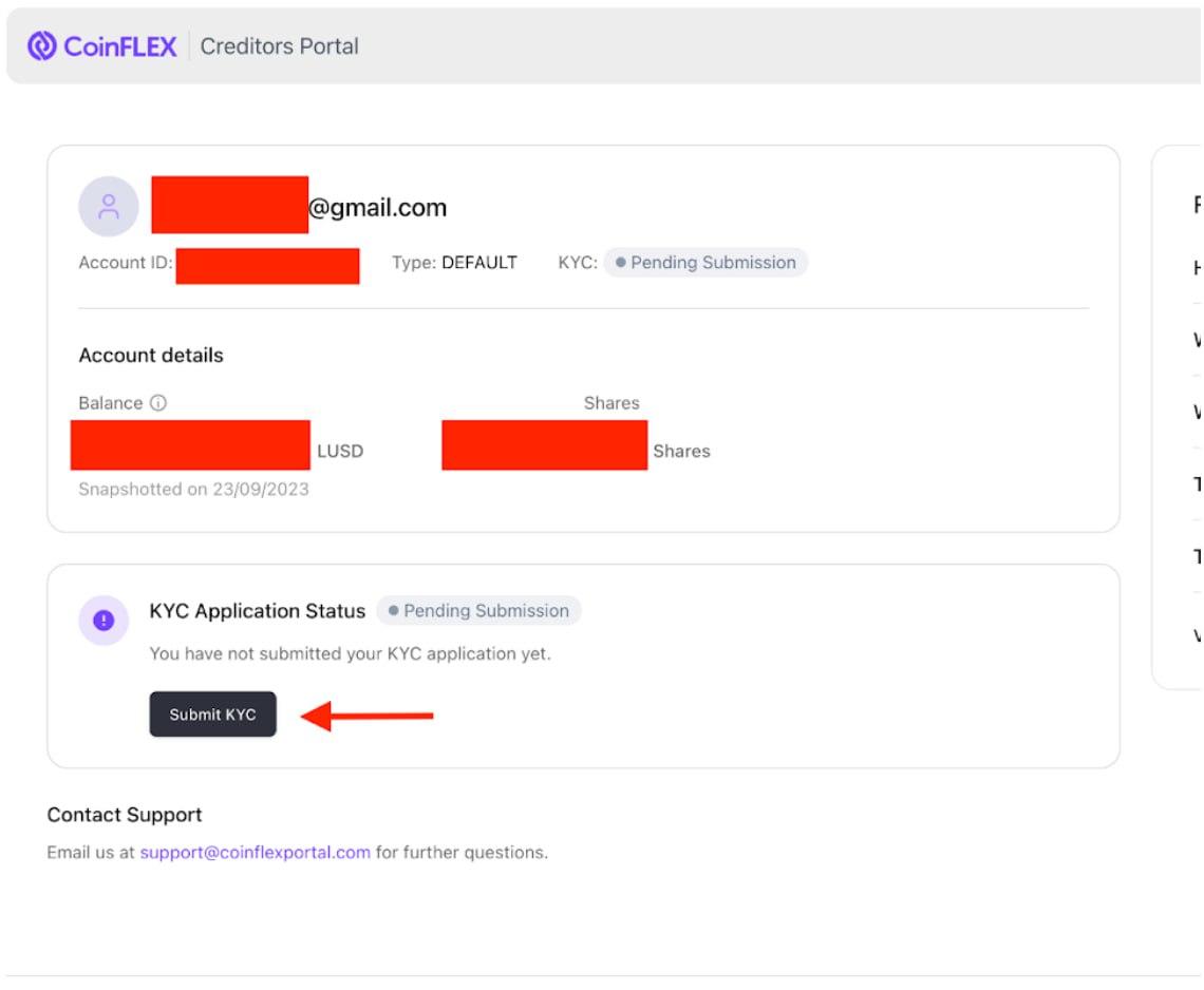 KYC Guide Step 1